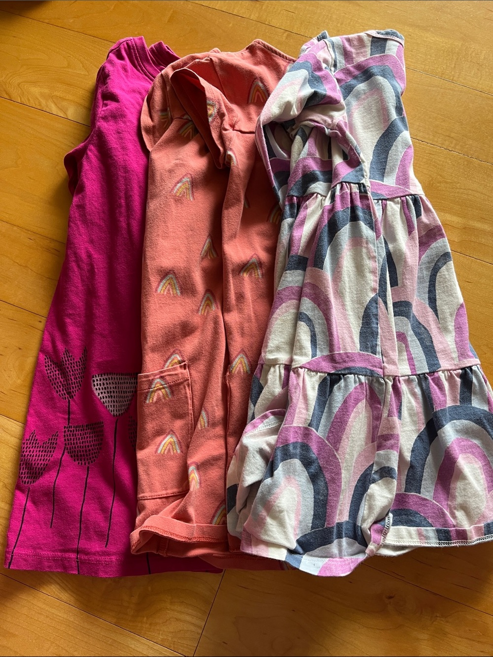 Tea Collection Girls' Casual Dresses Pink & Purple